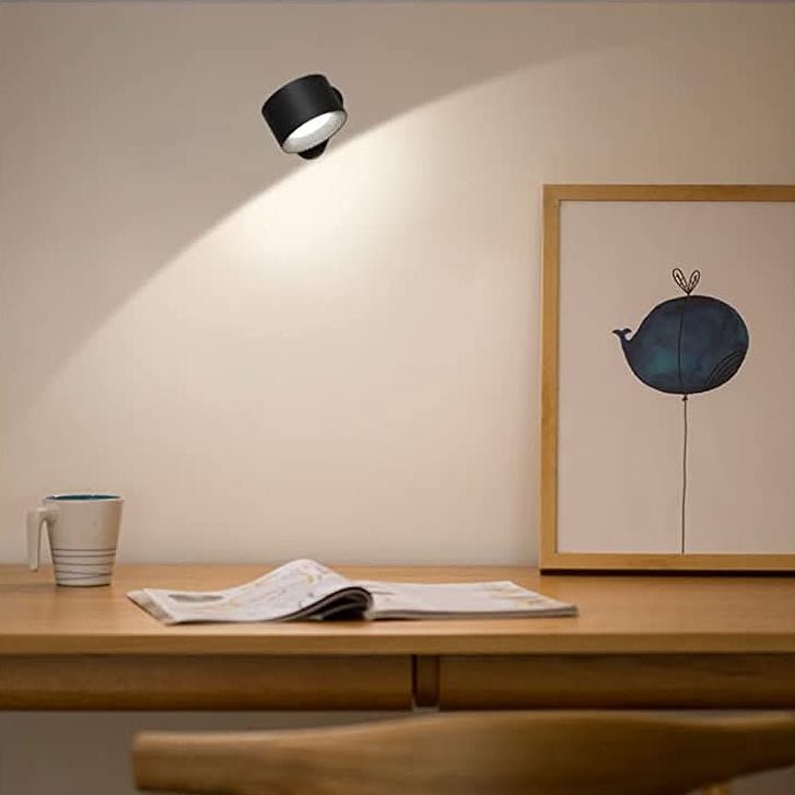 Wall Lamp LED 3 Brightness Levels 3.5 in x 1.97 in USB Rechargeable 360° Rotatable Bedroom Hallway Reading Night Light | Thomler