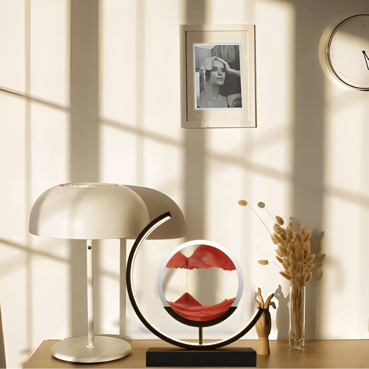 Sand Glow Lamp - Sand lamp with calming movement & mood lighting